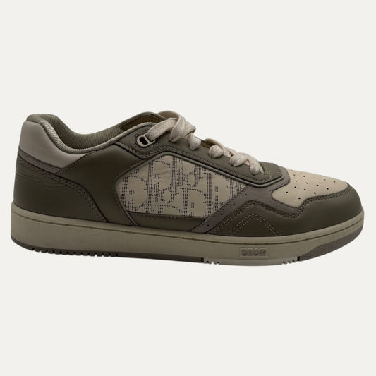 Dior B27 Beige Low Top Oblique Leather Sneaker