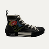 Dior B23 High Top Raymond Pettibon Lip Flower Sneaker