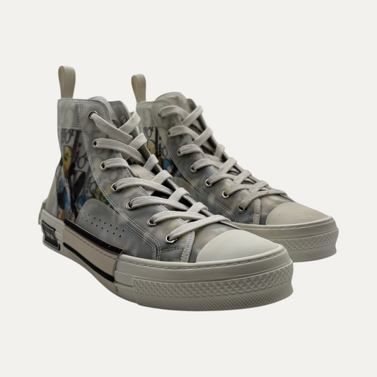 Dior B23 High Top Alex Foxton Oblique Sneaker