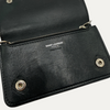 Saint Laurent Leopard Print Suede Wallet