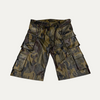 NYRVA Shorts Leather Camo Green