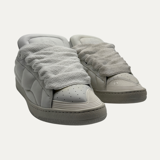 Lanvin Curd Quilted Jumbo Lace Sneaker