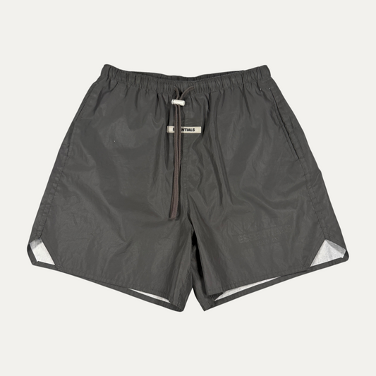 Essentials Black Nylon Shorts