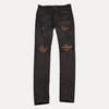Amiri Black Jeans Brown Rips