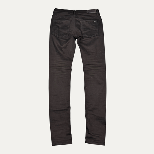 Amiri Black Jeans Brown Rips