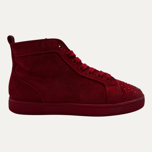 Christian Louboutin Red Crystal Lou Sneaker