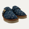 Louis Vuitton x Nigo Cosy Mules Denim Monogram