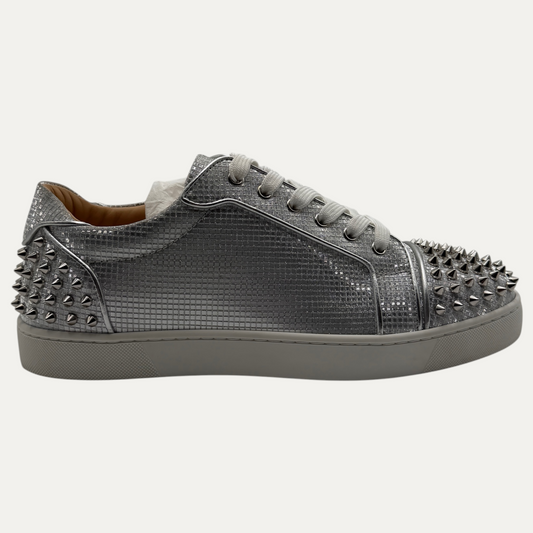 Christian Louboutin Junior Spike Leather Low Trainers
