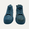 Christian Louboutin Blue Suede High Top Sneaker