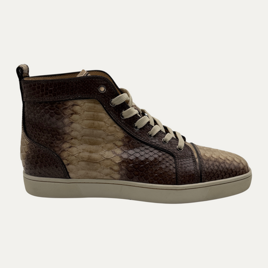 Christian Louboutin Python High Top Sneaker