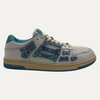 Amiri Blue Bandana Skeleton Low Top Sneaker