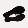 Chanel Sandal Mesh Patent Double C Logo