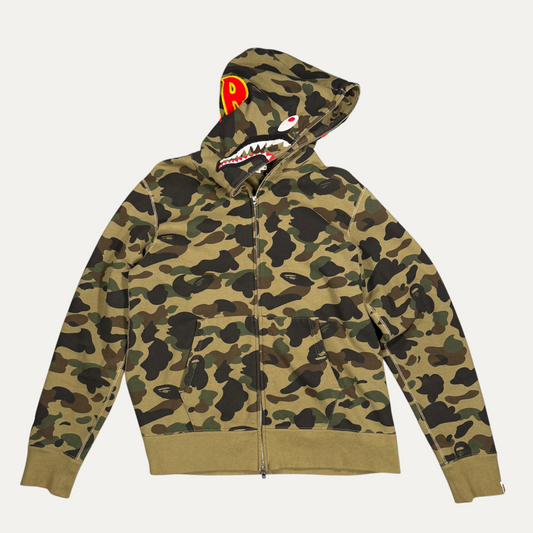 Bape PONR Full Zip Shark Hoodie