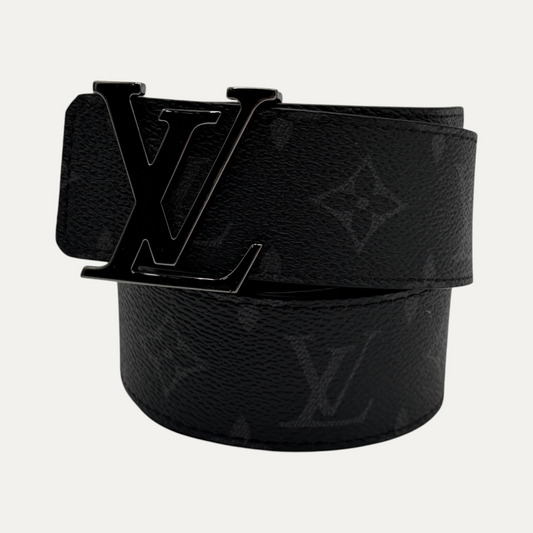 Black Louis Vuitton Monogram Belt