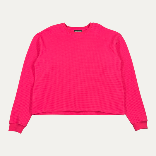 Hidden Season Waffle Knit Thermal Sweater