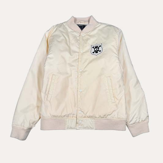 Vintage Stussy Embroidered Spell Out Zip Up Jacket