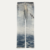 Amiri Lightwash Knee Spellout Jeans