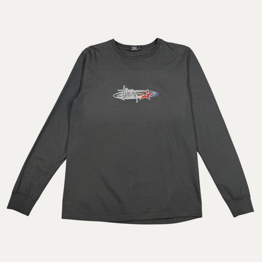 Stussy Poker Printed Long Sleeve T-Shirt