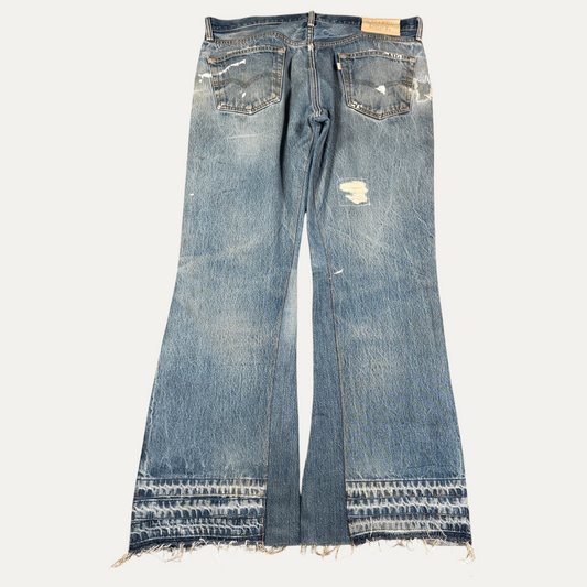 Gallery Dept Ripped Flared Jeans