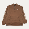 Chrome Hearts Brown EmBroidered Quarter Zip