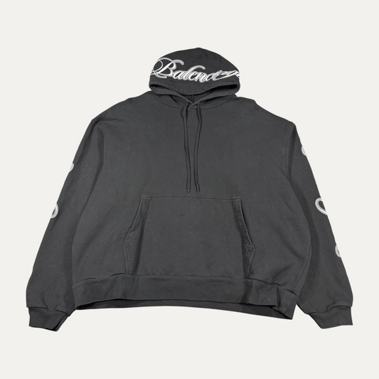Balenciaga Cursive Gothic Hoodie
