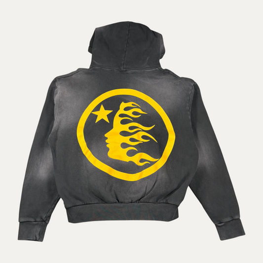 Hellstar No Guts No Glory faded Hoodie