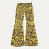 Miss Sixty Yellow Flared Logo Pants