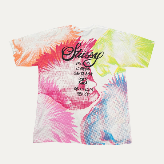 Stussy Punk Heads Multicolor T-Shirt