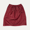 Vintage Red pleated Prada Skirt