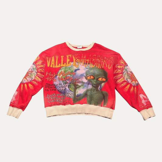Vale Forever Red Alien Crewneck