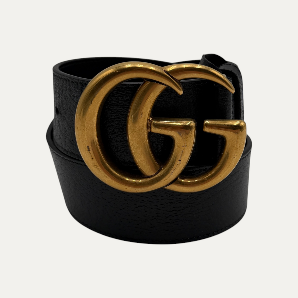 Gucci Belt Gold GG Buckle
