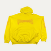 Balenciaga Yellow Metal Logo Hoodie
