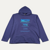 Balenciaga Blue Paris Hoodie