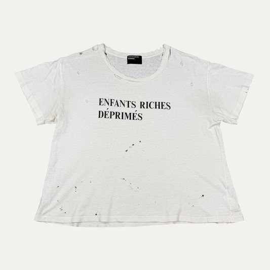Enfants Riches Déprimes White Spellout T-Shirt