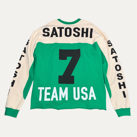 Satoshi Nakamoto Team USA Racer Crewneck