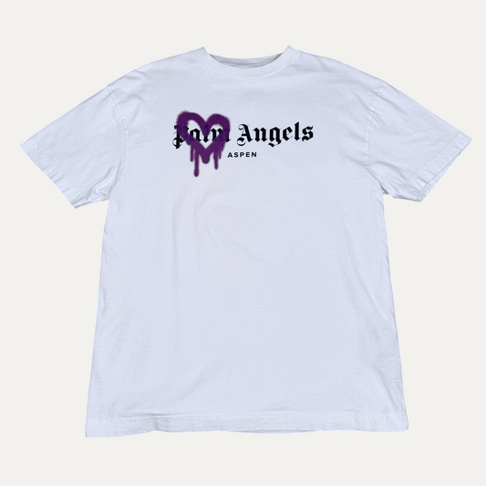 Palm Angels Sprayed Logo Aspen T-Shirt