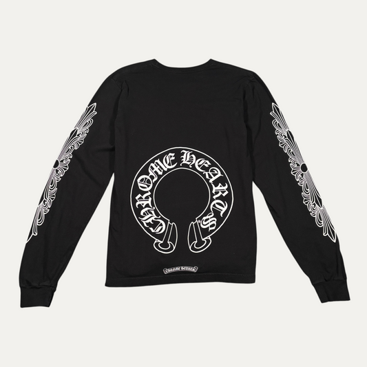 Chrome Hearts Horse Shoe Long-Sleeve T-Shirt