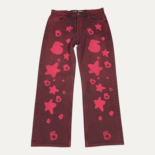SP5DER Beluga Denim Jeans Red
