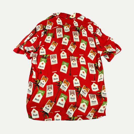 Rhude Cigarette Red Button Up