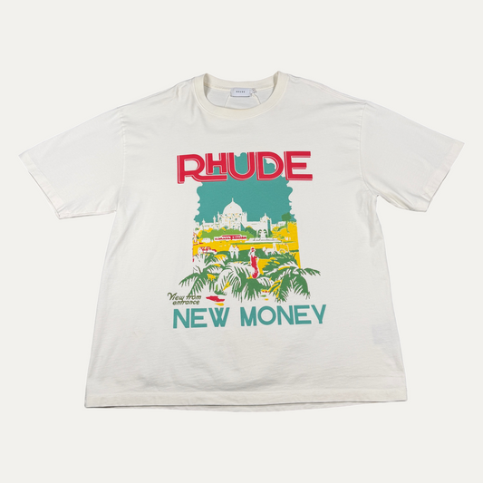 Rhude New Money White T-Shirt