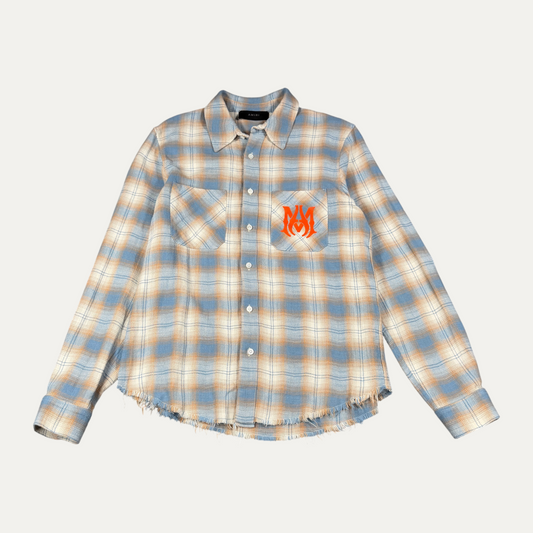 Amiri Button Up Pocket Logo