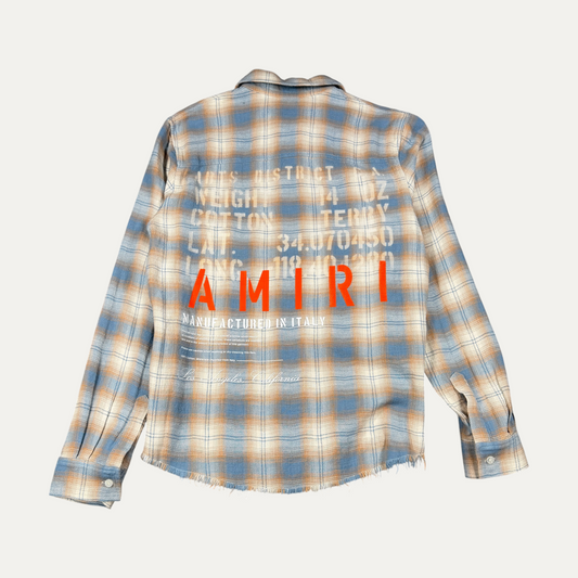 Amiri Button Up Pocket Logo