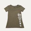 Womens Stussy City Logo T-Shirt