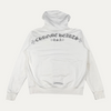 Chrome Hearts White Back Scroll Zip Up Hoodie