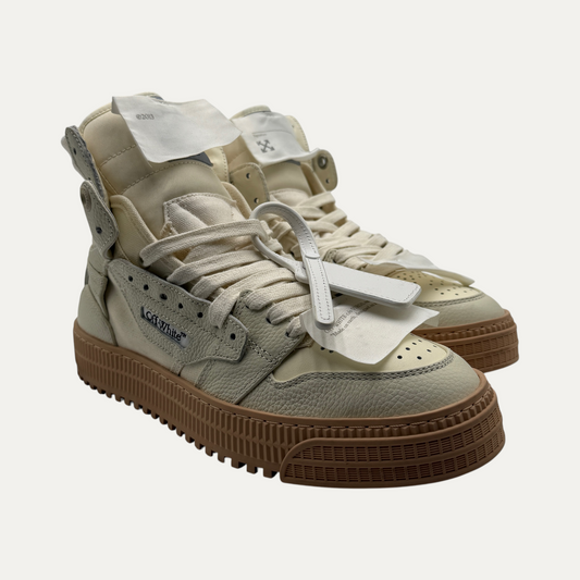 Off-White Cream High Top Sneakers