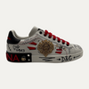 Dolce & Gabbana Studded White Sneakers