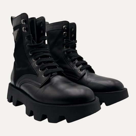 Prada Monolith Combat Boots