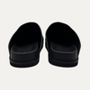 Celine Triomphe Logo-Appliqued Studded Suede Mule