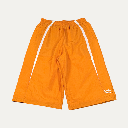 HMDD 3/4 Orange Nylon Shorts
