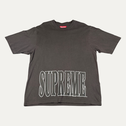 Supreme Big Logo Grey T-Shirt